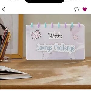 52 Weeks Savings Challenge Planner 3 Pack